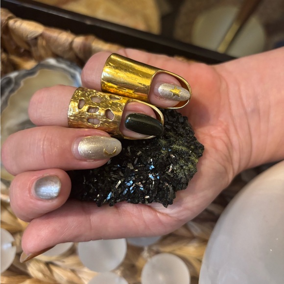 Sterling King Helmet Ring in Gold (SMOOTH RING ONLY!), SZ M/L - Picture 4 of 7